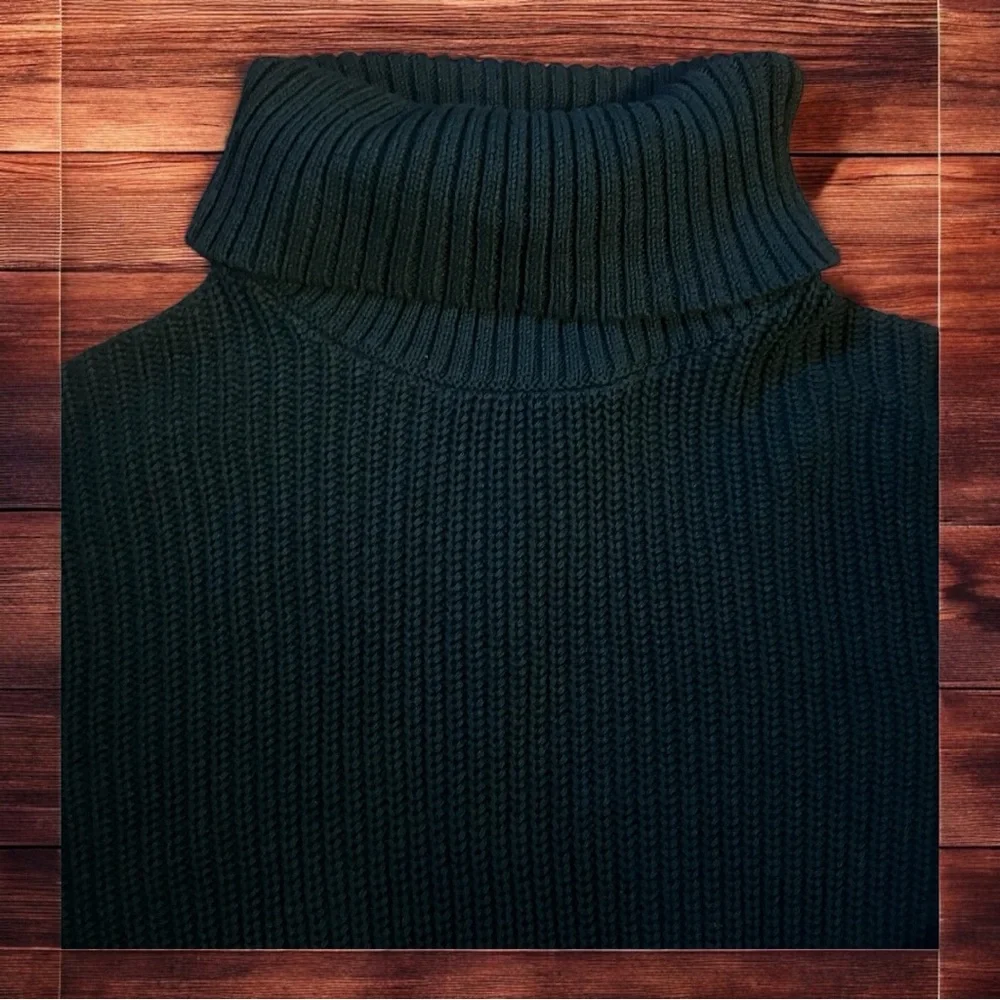 Brand new size large Old Navy hunter green knit sweater with tags - Picture 5 of 6